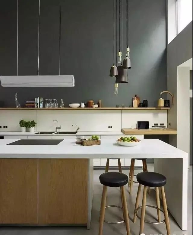 厨房餐厅加个中岛，真的太好用了！小户型家设计好也可以有