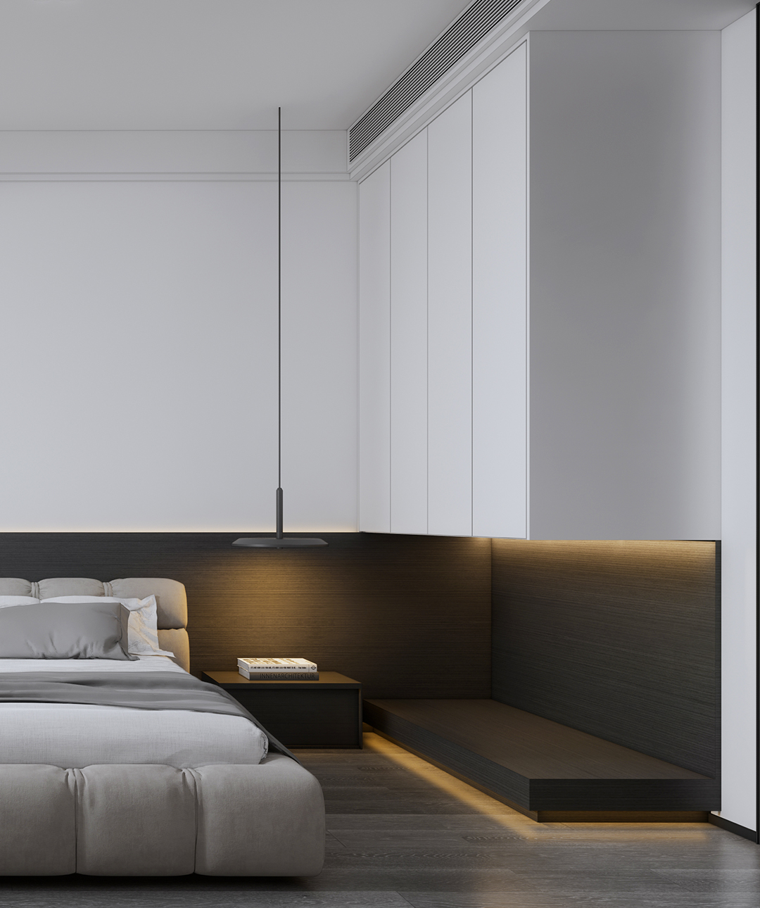 128㎡极简黑白灰,低调含蓄里的情感奔放