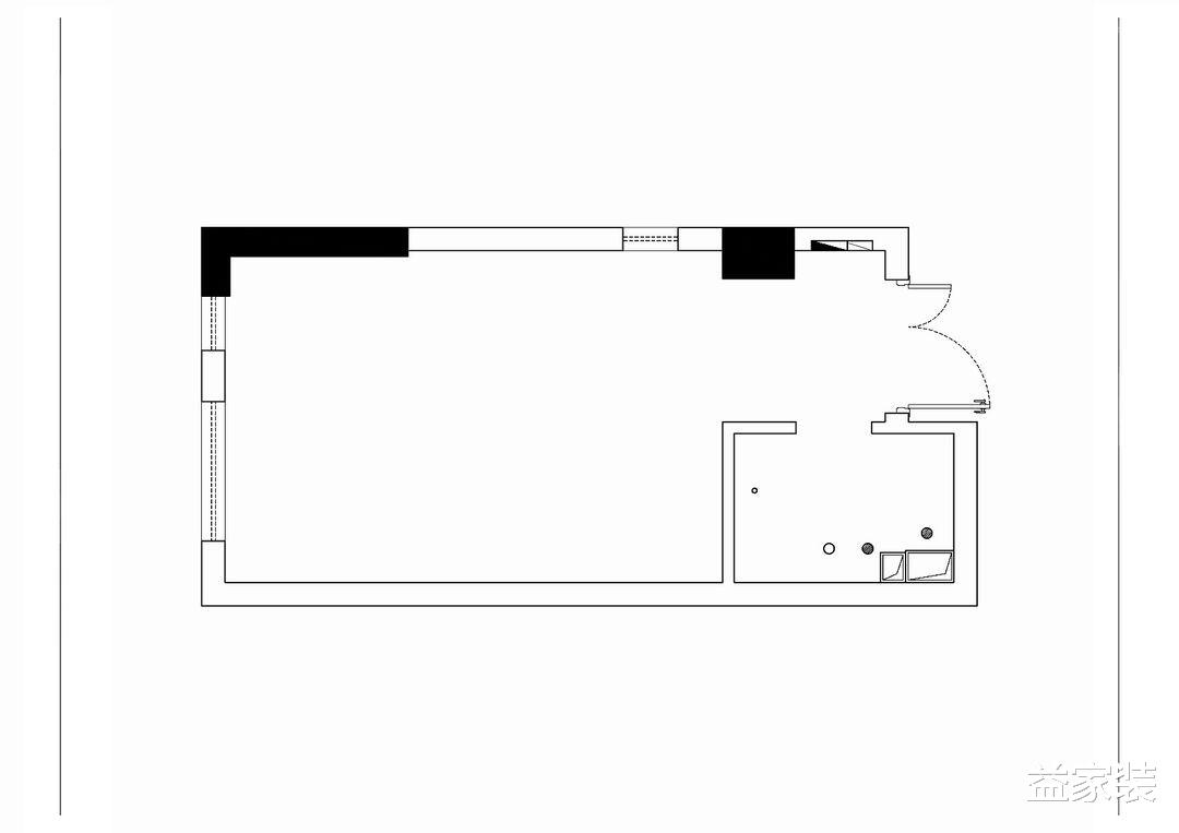 23平方米小户型,家里还有可以旋转的电视机,满足业主的期待