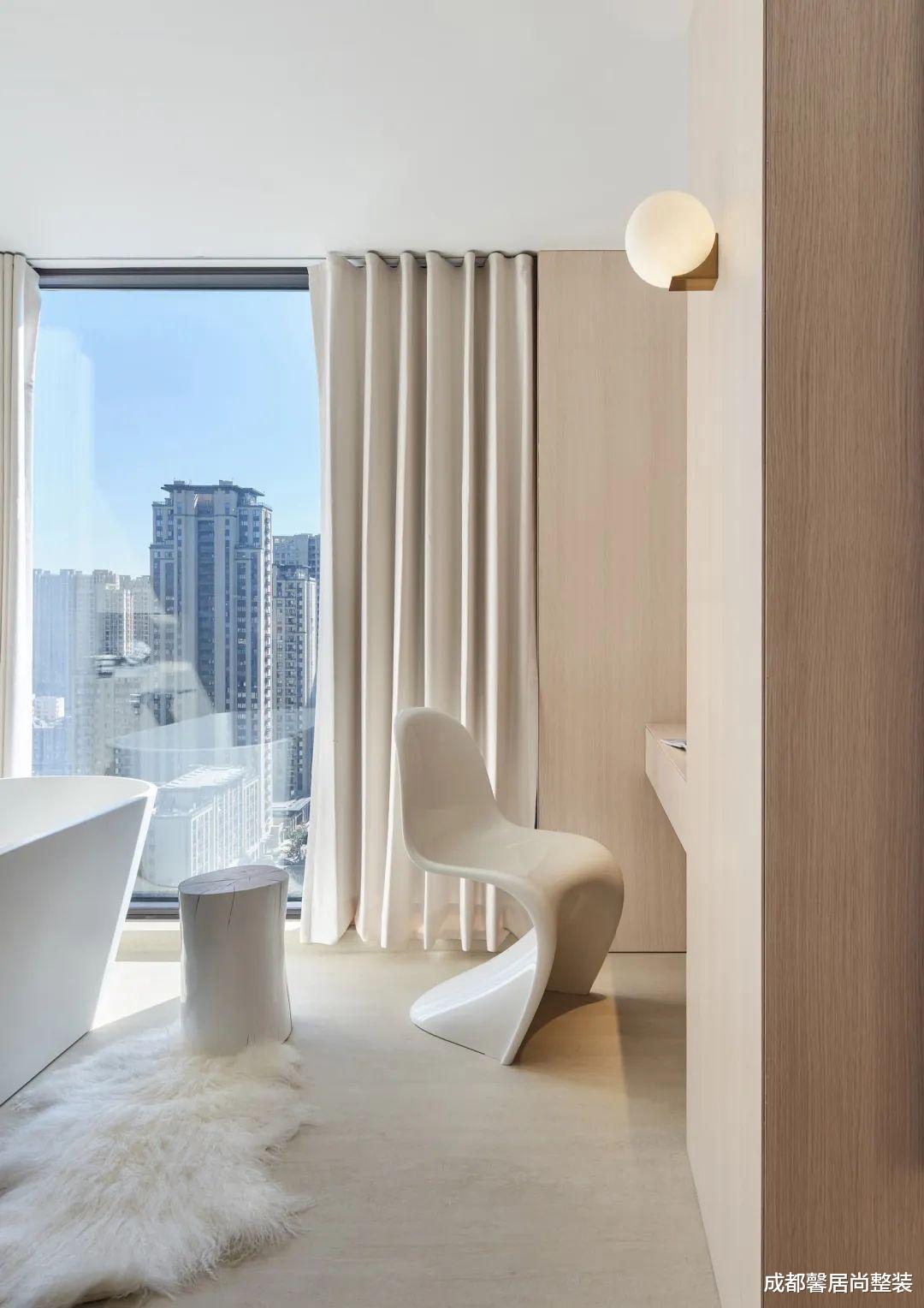 110平气质独特的简约系设计，邻居看了说也要这样装