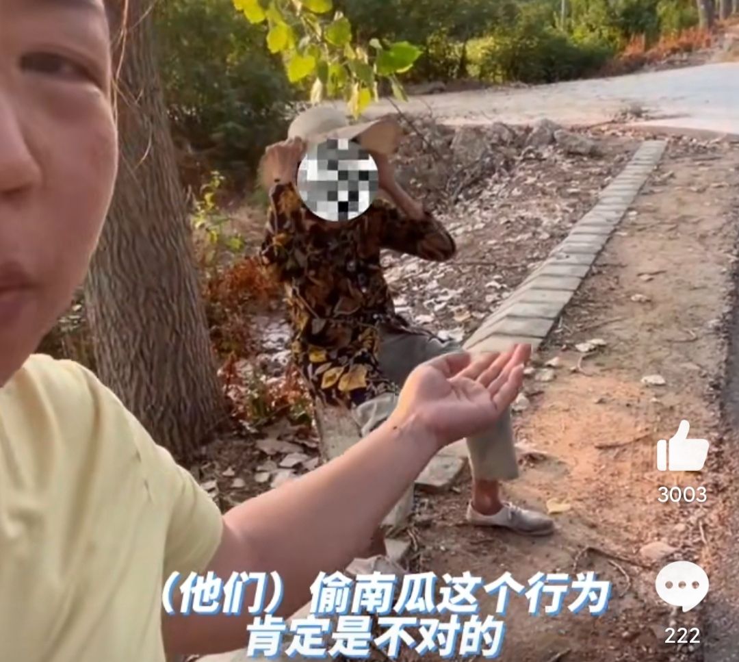 老人组团偷瓜事件持续发酵,为了村民,女子再次妥协了
