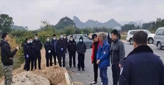 顺风车变夺命车,广西女子被害后凶手两次查看埋尸现场,结果被逮