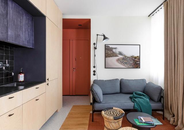 太会搞事情!25平单人也够用的小家,看起来很大,设计好拍照更好