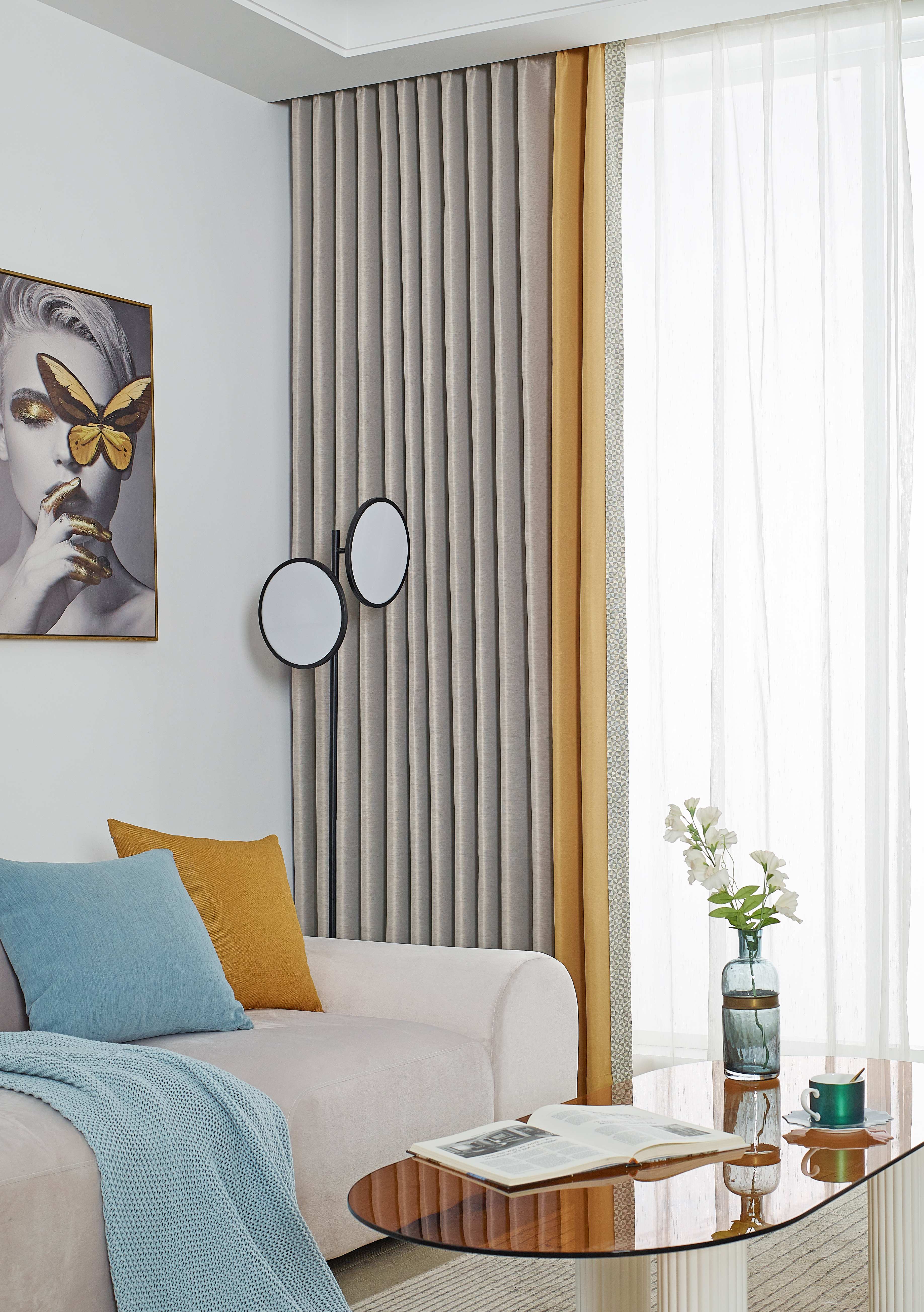 入冬以后,暖色窗帘怎么选?