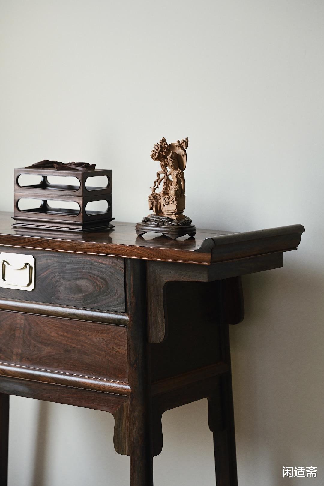 现代生活空间也能使用的古代家具,大红酸枝,单联闷户橱