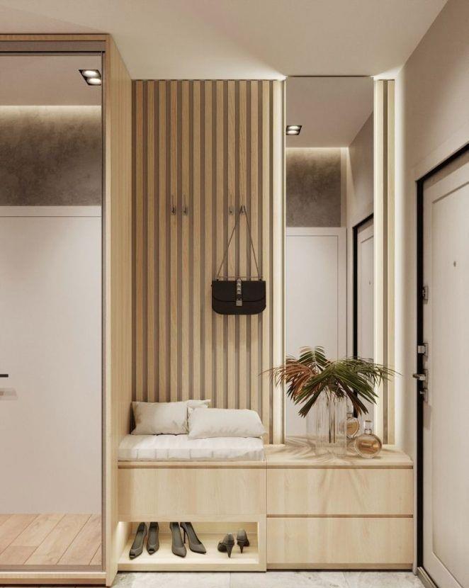 同样是悬空,她家底部掏空一排专门放鞋,玄关柜变实用不少!