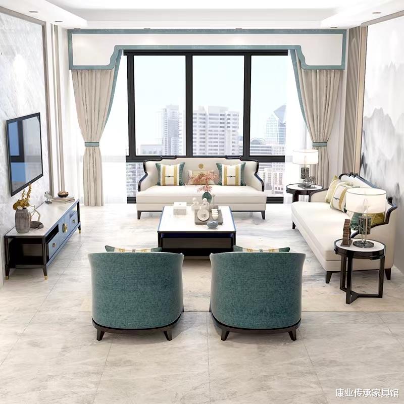 新中式风格设计,格调素雅,气韵生动