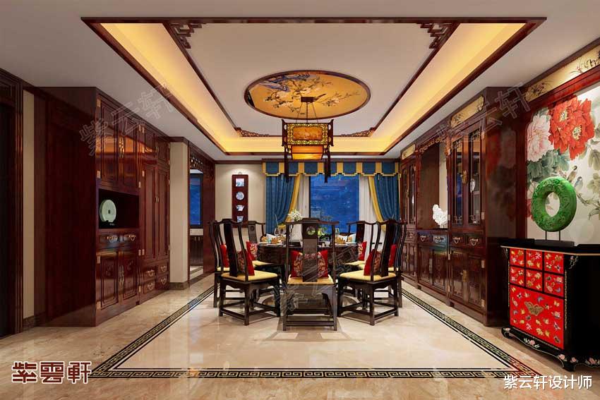 中式风的装修效果，大气雅致有格调，入住心里乐开花