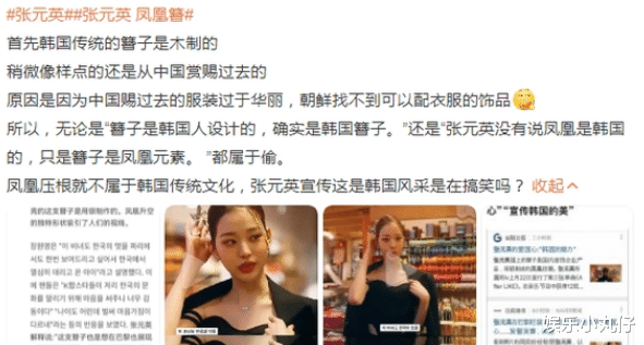 张元英|韩星张元英称凤凰发簪是韩国的,父母疑是华侨,网友:忘根没良心