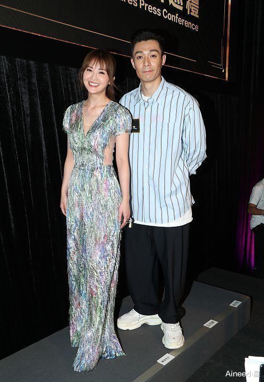 苏提达|蔡卓妍有点胖了，但气质更甜美了，穿亮片拼接薄纱裙好显身形