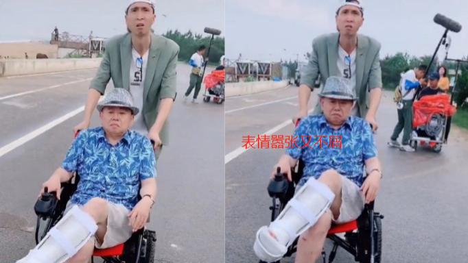 潘长江|过分！潘长江坐轮椅瘸腿讽刺国安，表情嚣张不屑，网友：比冯巩狠