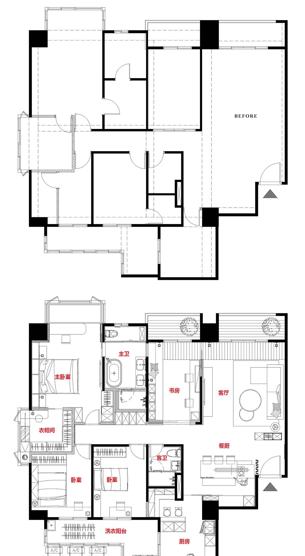 晒晒3+1房2厅2卫!150㎡日式原木风新房,简约干净又经济