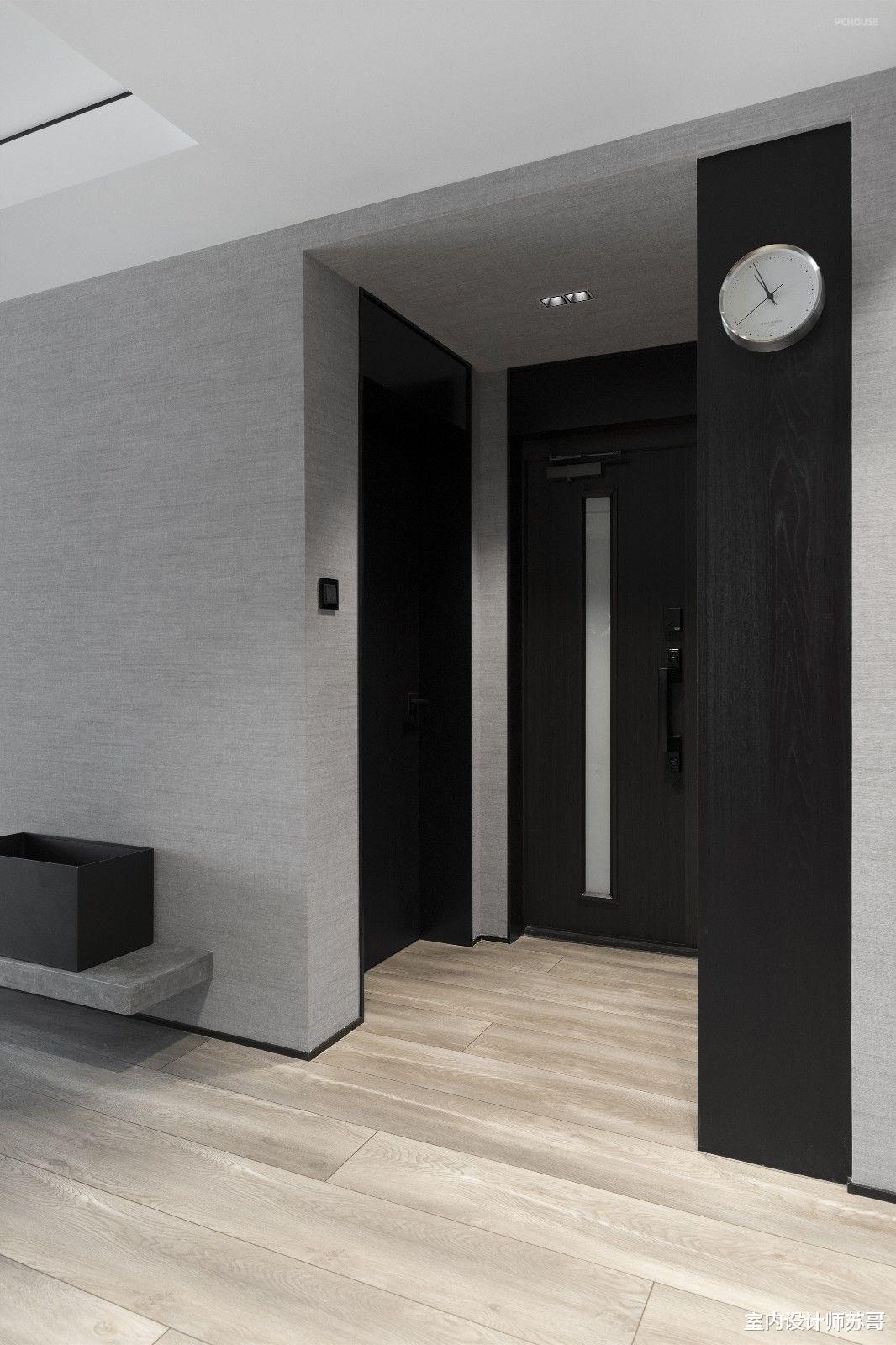 以黑色为主题的三居室,让生活回归本真,这么个性的家真美!