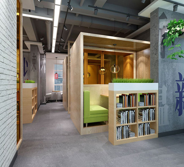 730平方中型办公室装修设计案例