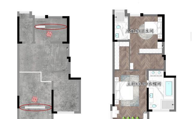 255三层底复式硬装现场,地下室封成阳光房,平层价格装出别墅范