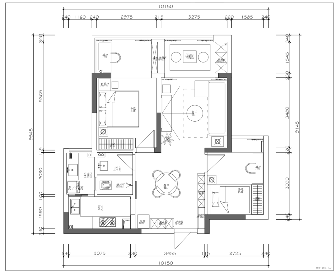 70m2小户型两居室,全屋选用原木家具,清新又自然,春天的气息