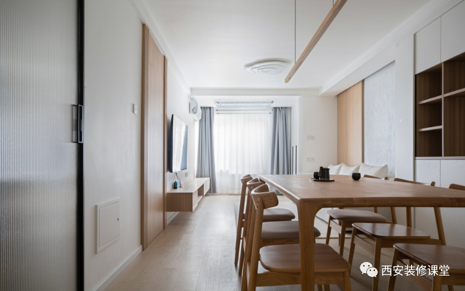 85㎡两室老房改造,简约原木