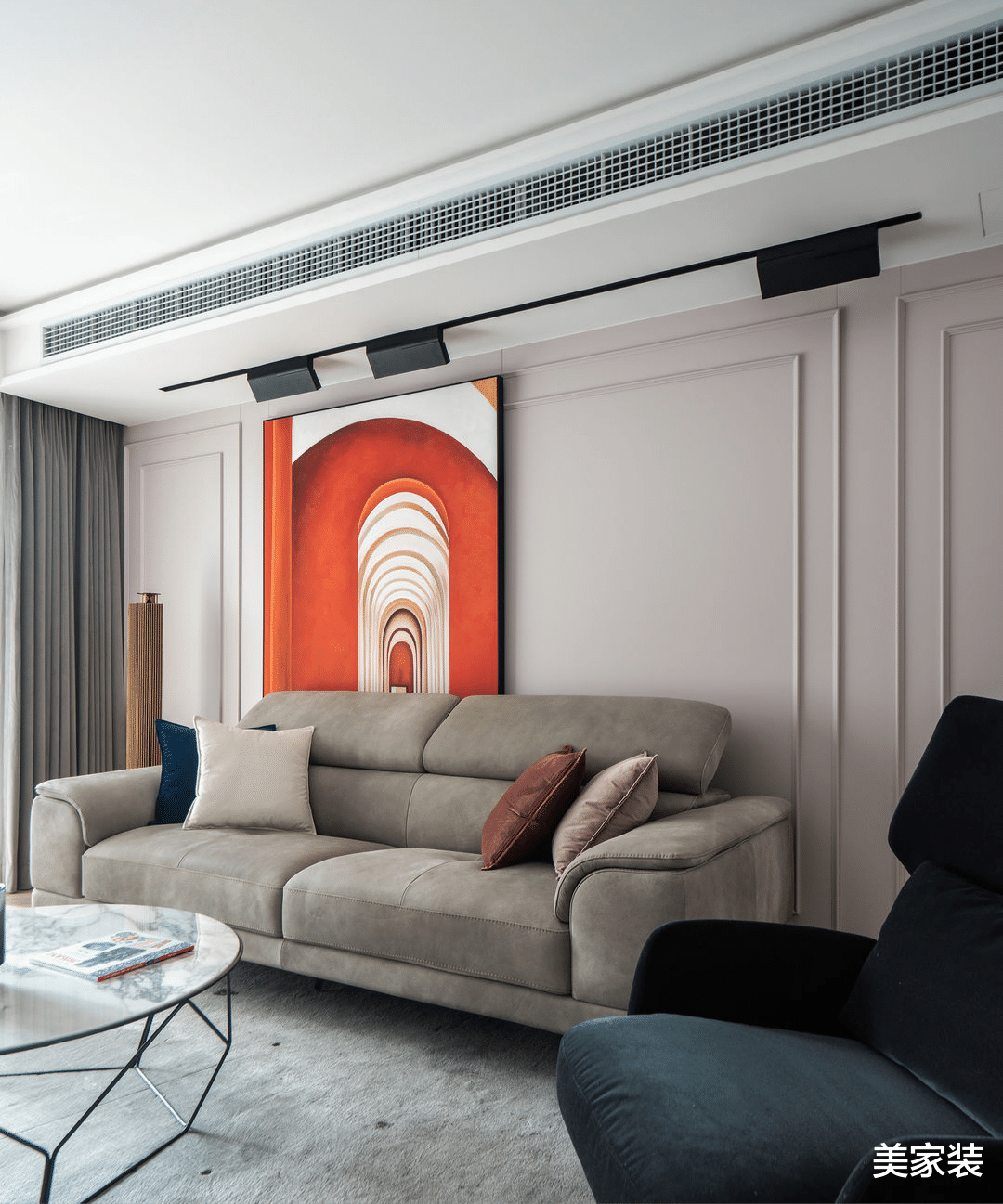 曲线条+鲜艳色彩,看139平的家,到底能变得有多美?