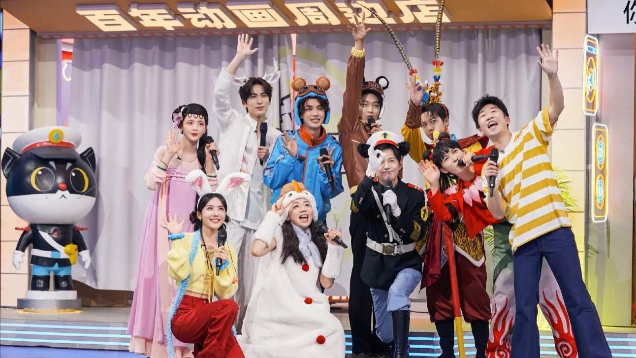 周深|《你好星期六》放大招！周深檀健次化妆动画人物，何炅微微一笑