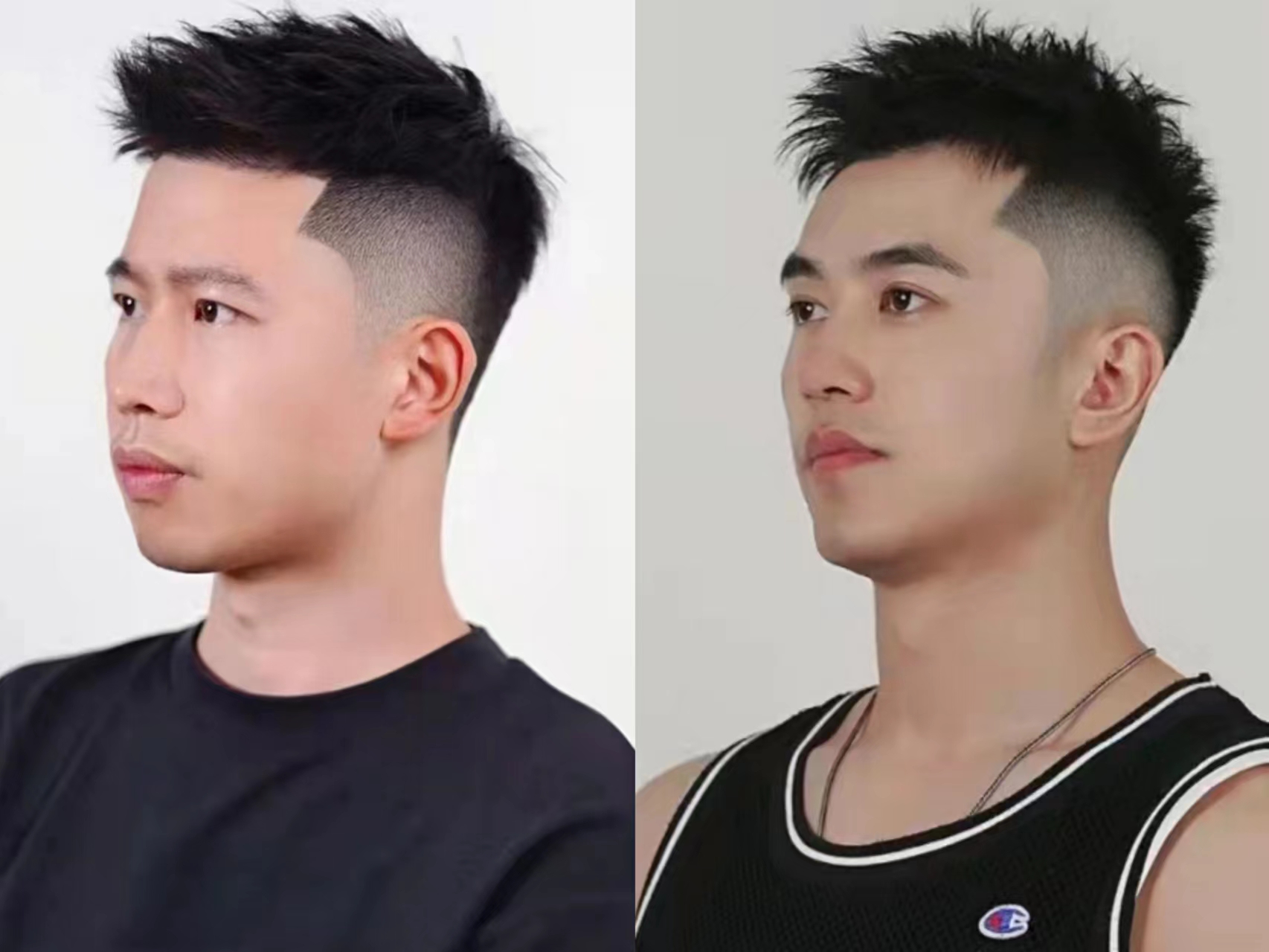 燃脂 10款适合夏季的男生发型，两边剪短清爽利落，中间留长可做造型