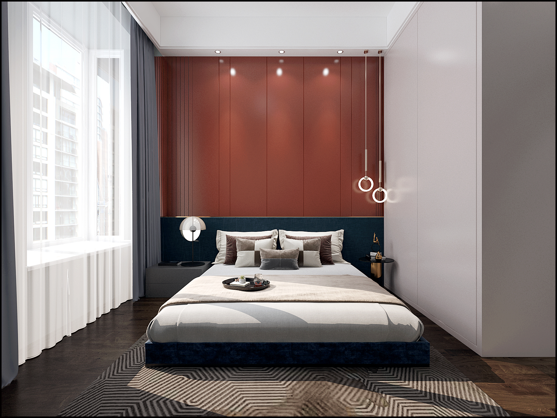 【鲁班装饰】清华海214m2混搭风格花样年华