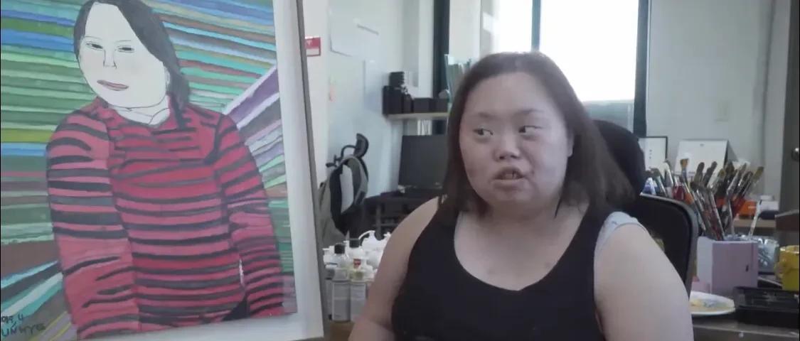 我们的蓝调|《我们的蓝调》现韩剧首位唐氏症演员郑恩惠，私下还是天才画家