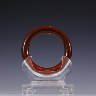 琥珀|旧藏【老琥珀 圆条 手镯】