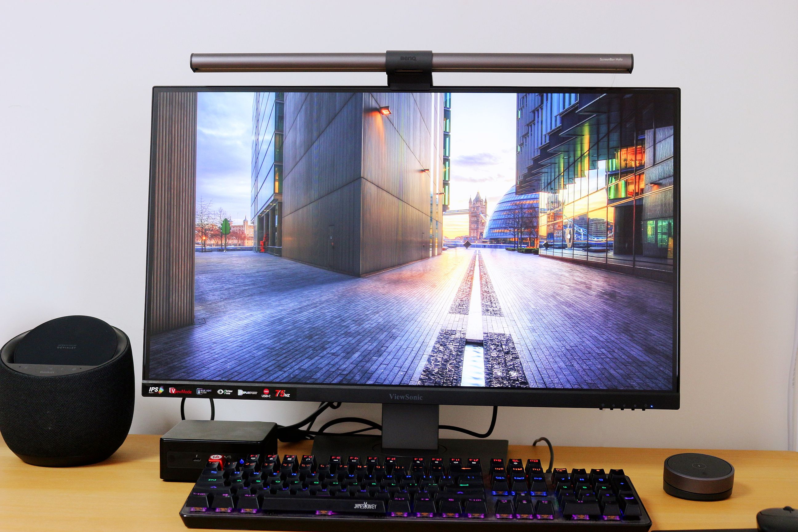 显示器|买显示器送升降支架和“扩展坞”的优派27英寸2K C口显示器实测