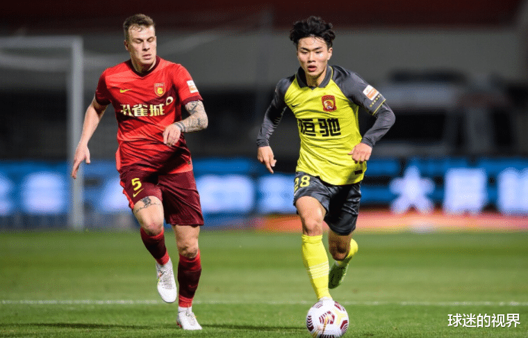 中超|目标留洋！18岁闪耀中超，19岁被U21国奥征召，广州队小将未来可期