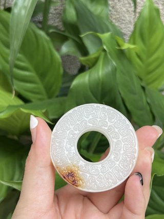 |回流 和田玉螭龙纹玉璧