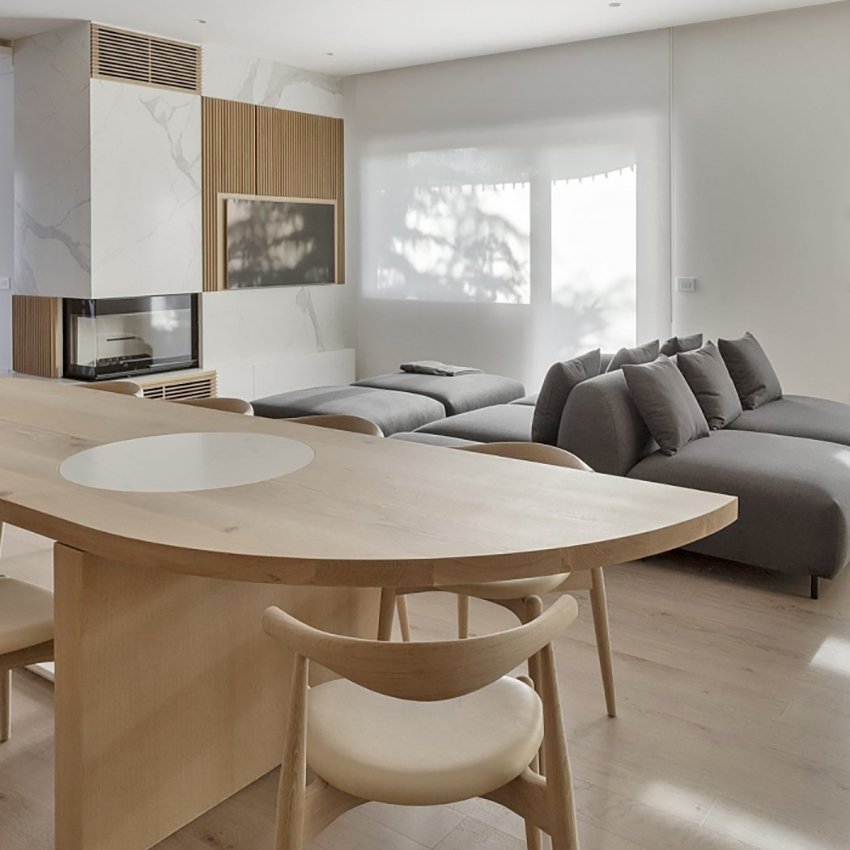 格栅圆舞曲!罗马曲弧线光感寓所