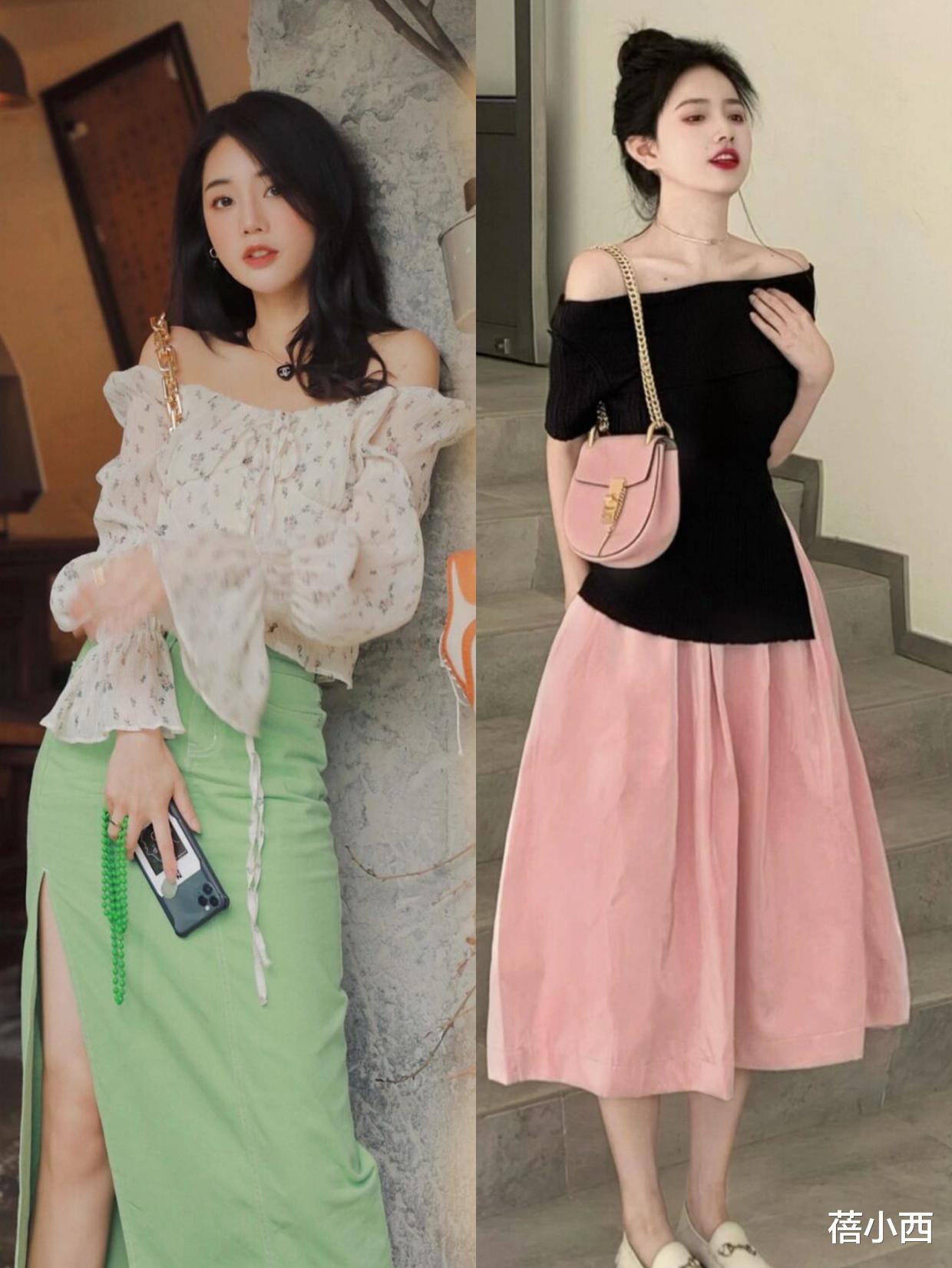 夏天建议多穿“半身裙”，搭配t恤时髦洋气，搭配衬衫大方优雅