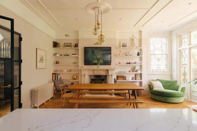 复古氛围的伦敦家庭住宅,清新自然充满治愈感,美得让人心生羡慕