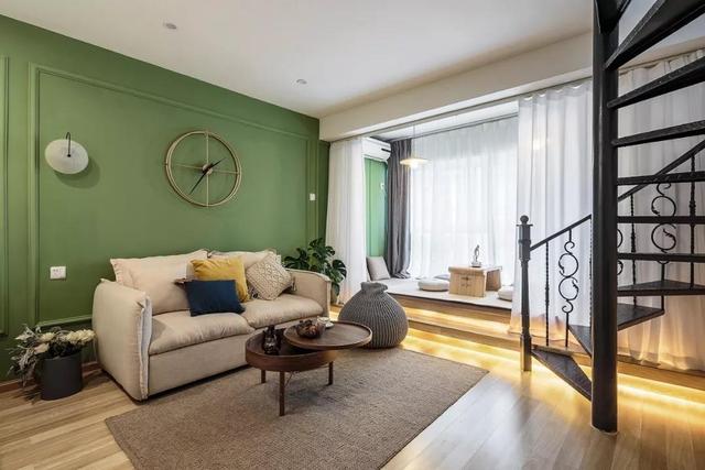 她花了7w改造55㎡loft,完工效果堪比小别墅,太好看了!