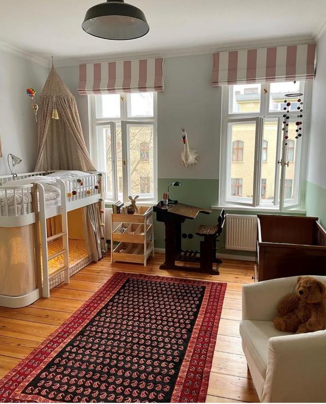 柏林三胎妈妈晒亲手布置的家,色彩搭配家具组合让人沉醉,大爱了