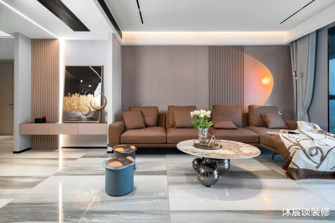 杭州夫妇的135㎡新家,优雅浪漫的意式轻奢风格,高级感已经藏不住