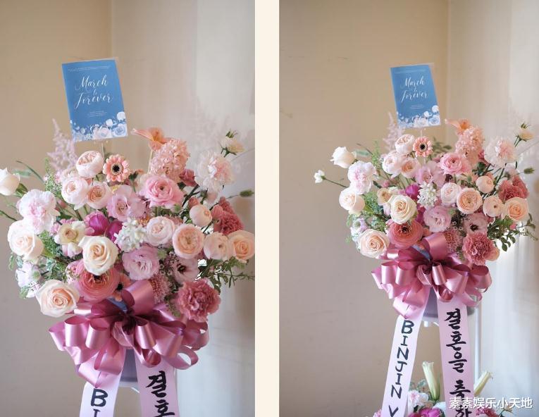 顾魏|孙艺珍玄彬婚礼举行:粉丝赶往婚礼举行地,送各种新婚卡片和祝福