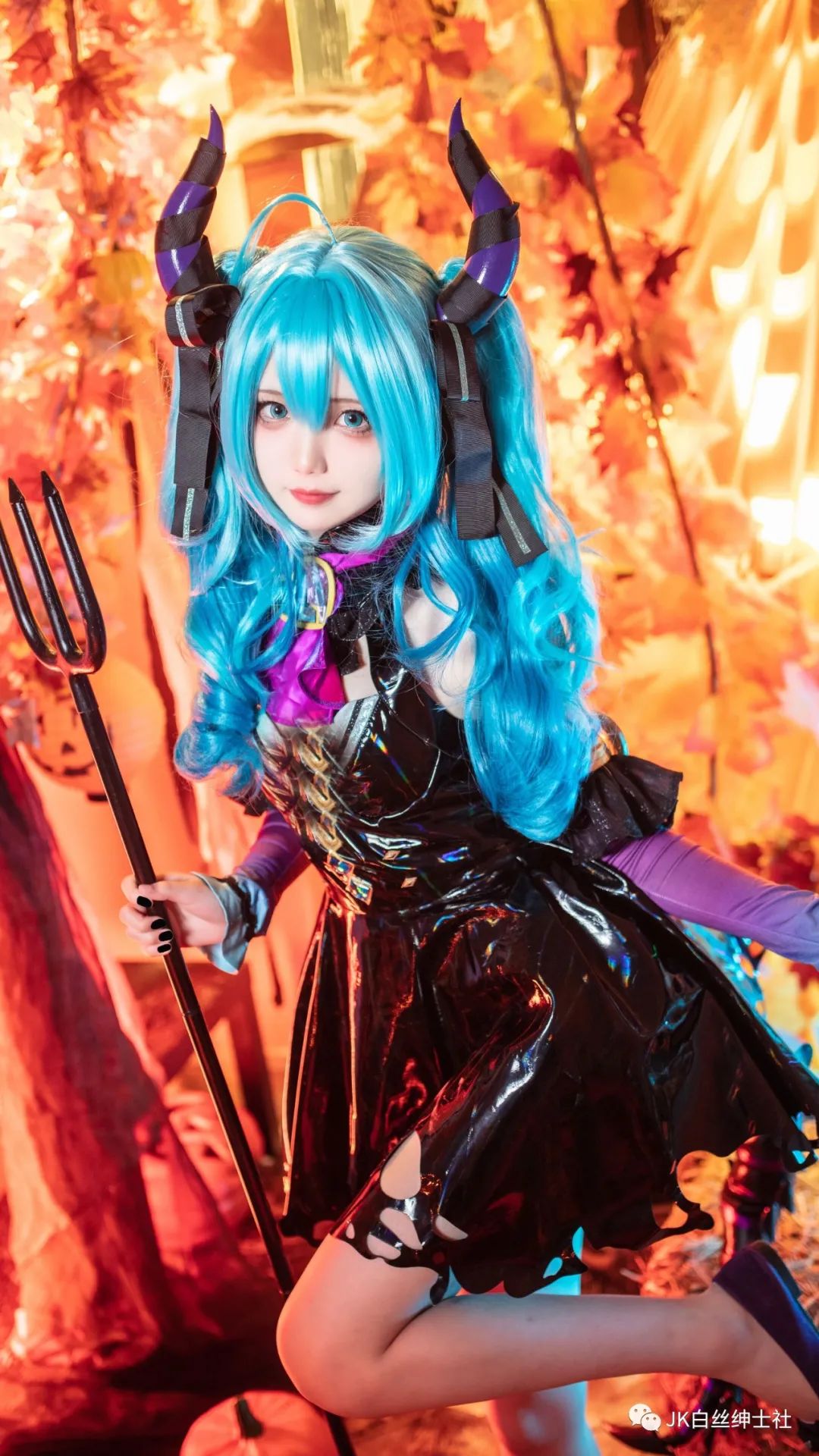 |cos：?初音小恶魔cos正片@皖鸽鸽