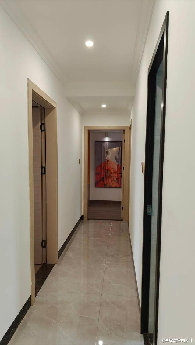95平三房改四房很实用,入户没玄关这样设计鞋柜太聪明了,分享下