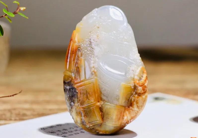 玉雕|纸篓里的锦绣江山!和田玉与“锦灰堆”!