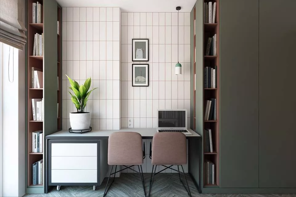 没有大空间也能拥有书房，巧妙利用角落，就能实现舒适的阅读体验