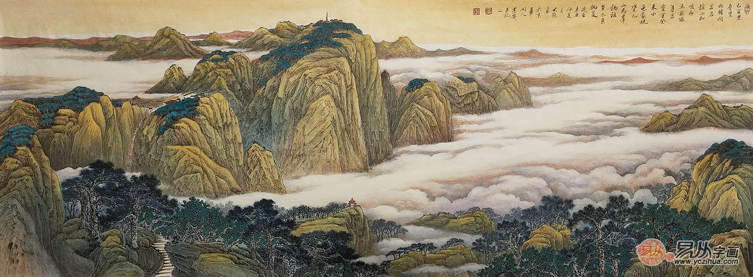 沙发墙壁画 沙发墙壁画怎么选 名人山水画真不错