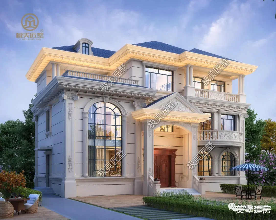 回老家建房,建栋这样的简欧风,格调满满,无人不夸!