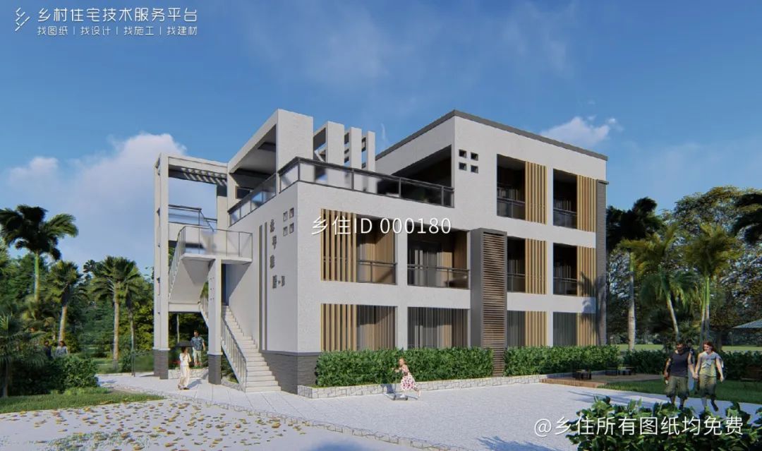 乡住科技免费图纸精选8款民宿别墅自建房图纸,优雅恬静的民宿风光让人心旷神怡
