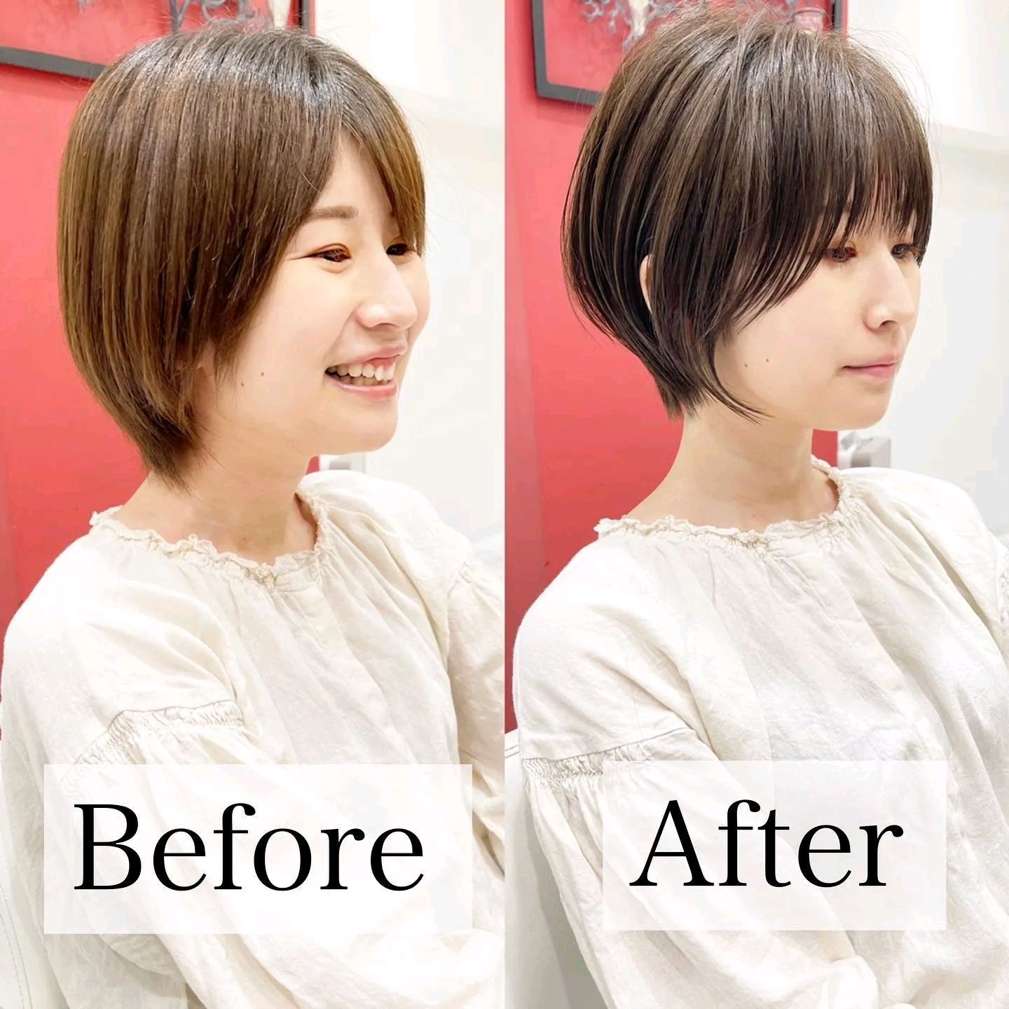 短发 只是换换发型，没想到这么美，简直就像换张脸