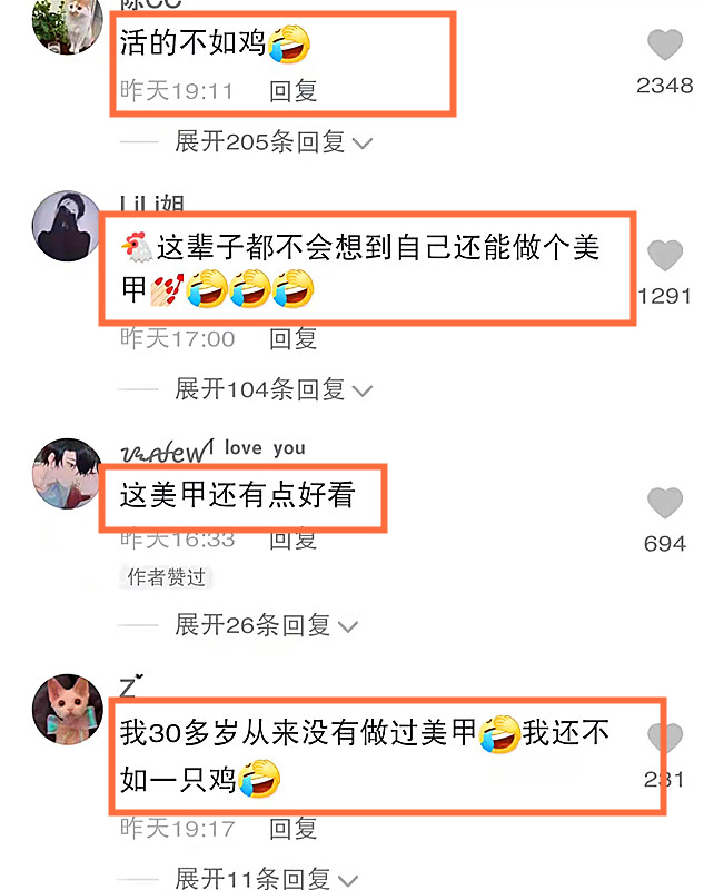 美甲 女子给宠物鸡做美甲，见到成品网友感叹：比我还精致