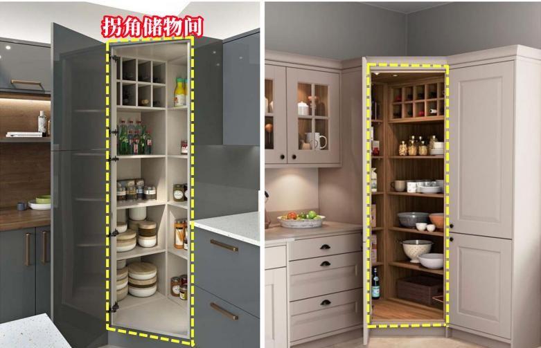 难怪别人家厨房那么干净!橱柜往前挪1米,东西全藏储物间里了