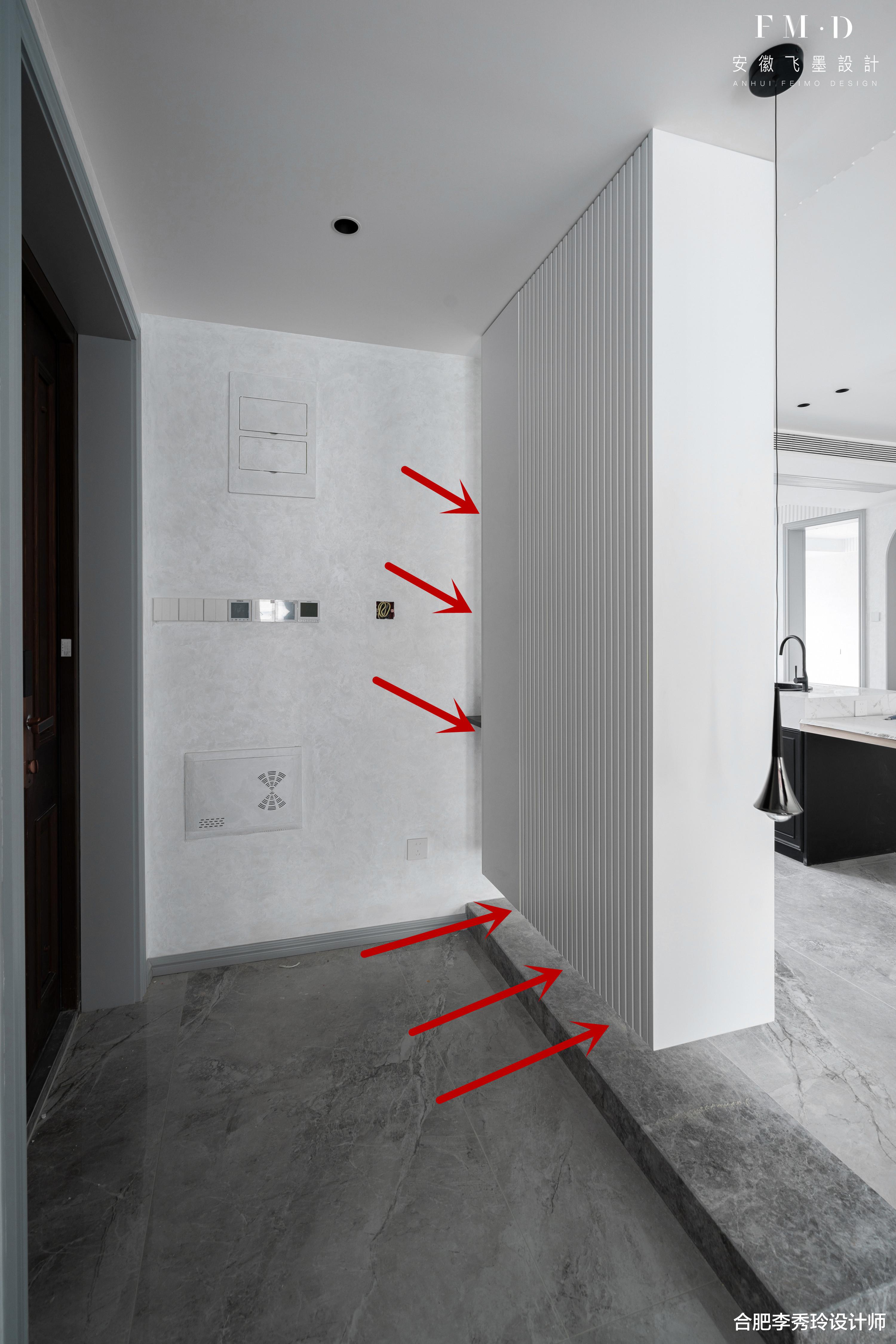 入住后才明白，玄关做“二字型”储物柜有多爽，又多3㎡小储物间