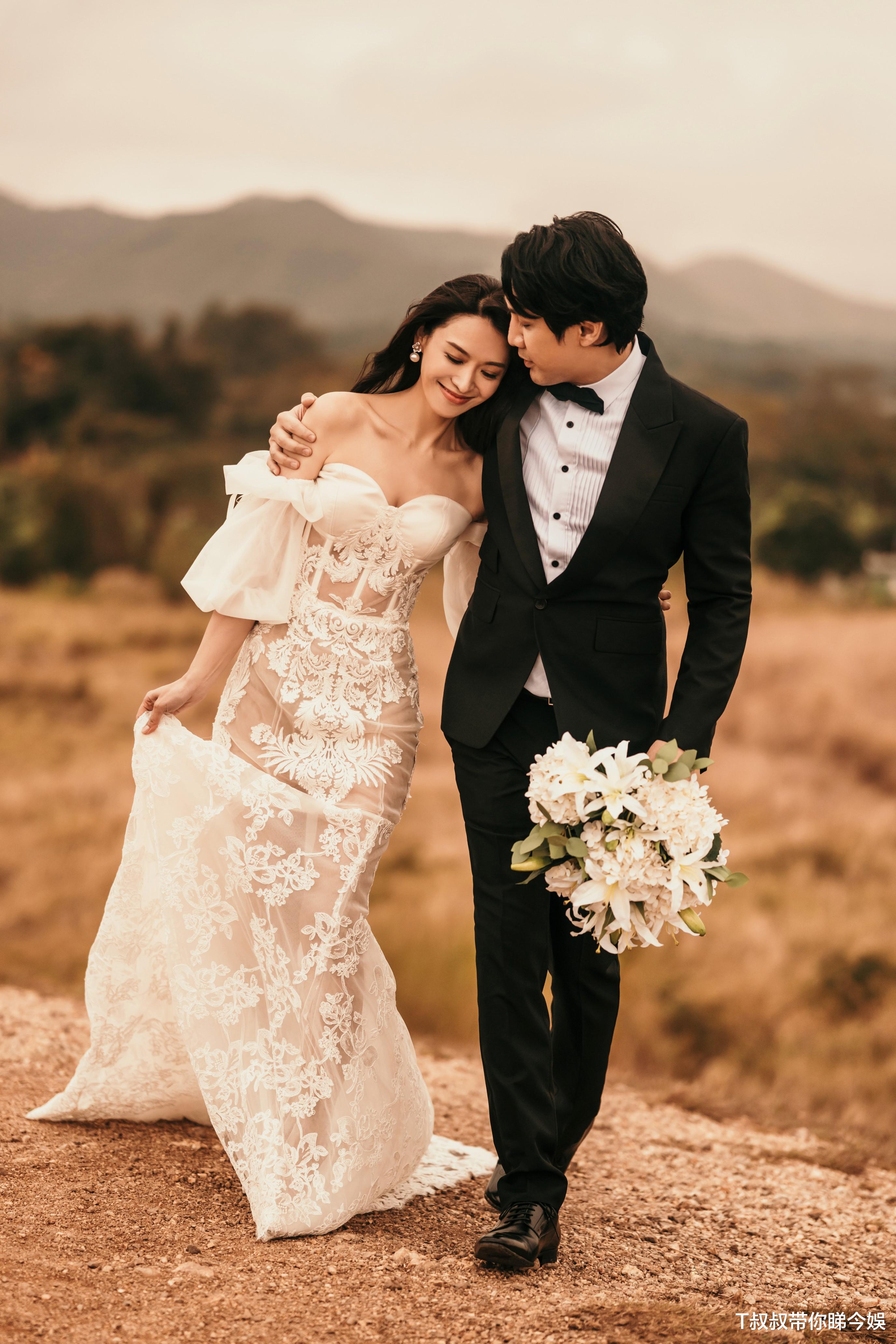 陈炜|陈炜婚纱照曝光　未婚夫体贴举动超暖心