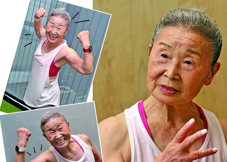 短裤 因丈夫一句“你胖了”,90岁的日本奶奶练出一身肌肉,还成了教练